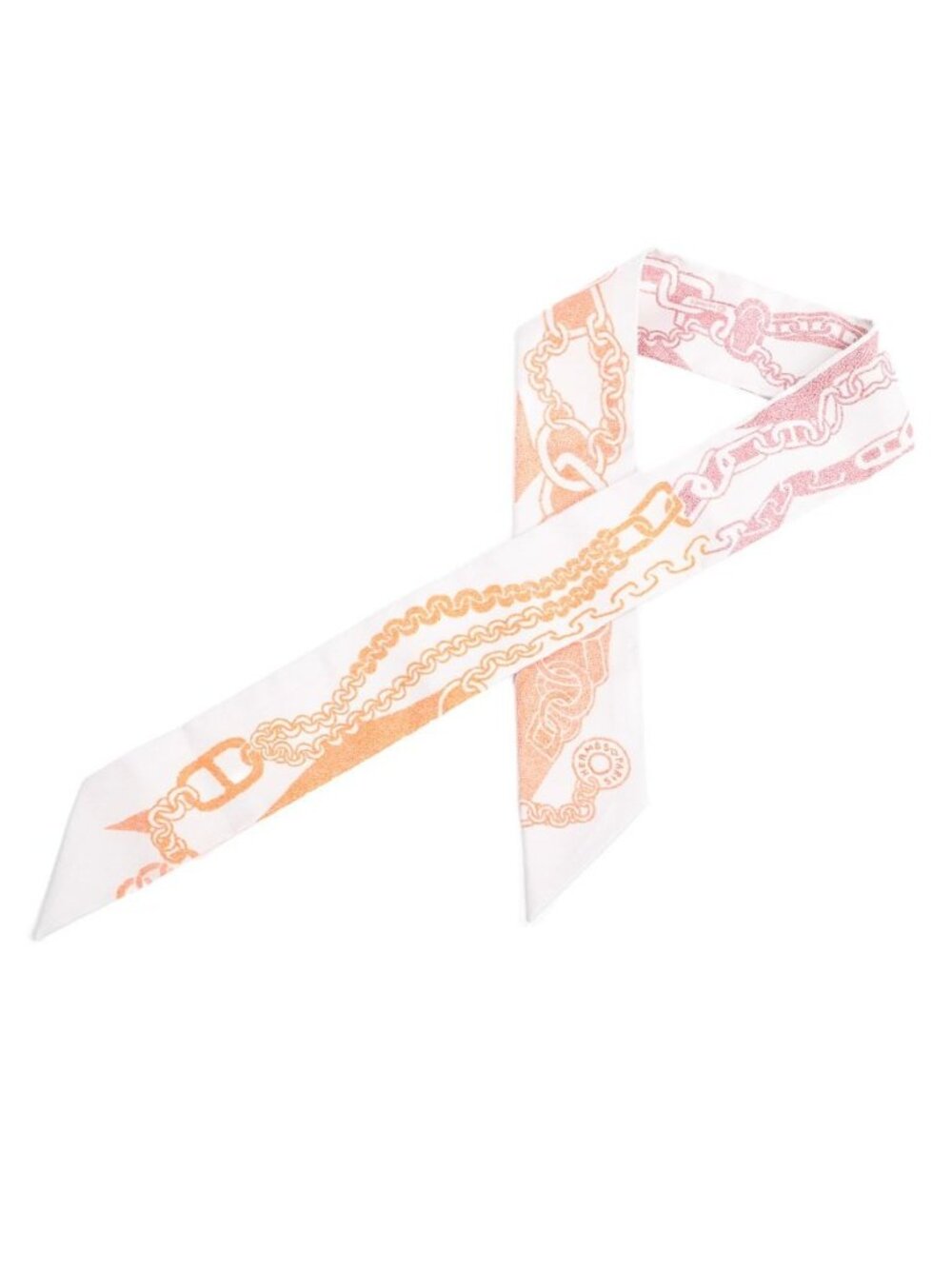 Hermes Scarf Twilly Scarves Gray